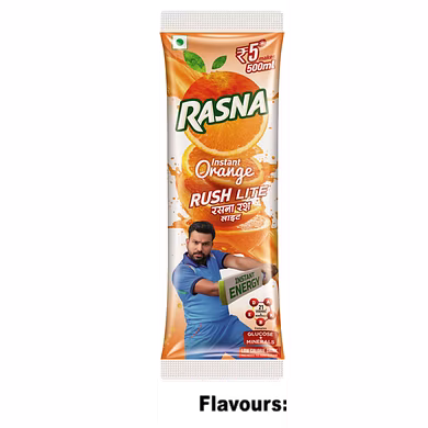 RUSH LITE - LOW CALORIE DRINK -ORANGE-PALS-1287