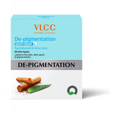 VLCC DE-PIGMENTATION NIGHT CREAM- 50 GM-PALS-1350