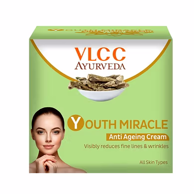 VLCC AYURVEDA YOUTH MIRACLE ANTI AGEING CREAM(50GM)-PALS-1359