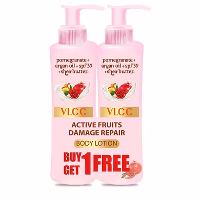 VLCC ACTIVE FRUITS DAMAGE REPAIR BODY LOTION SPF 30|PA+++ (BUY 1 GET 1)(EACH 400ML)-PALS-1372