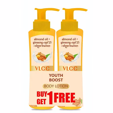 VLCC YOUTH BOOST BODY LOTION SPF 25| PA+++ (BUY 1 GET 1)(EACH 400ML)-PALS-1373