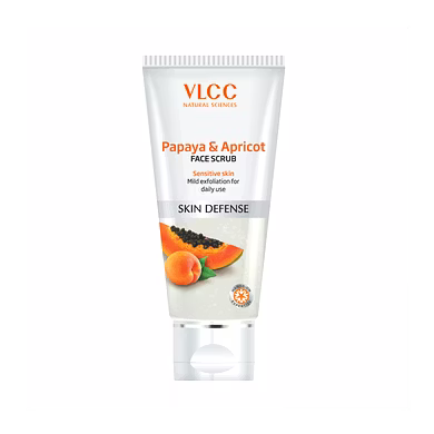VLCC PAPAYA &amp; APRICOT FACE SCRUB(80GM)-PALS-1381