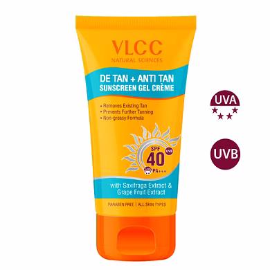 VLCC DE TAN + ANTI TAN SUNSCREEN GEL CRÈME SPF 40-PALS-1417