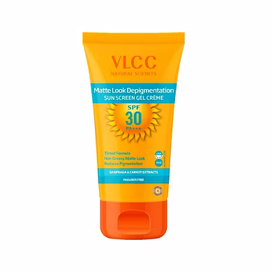 VLCC MATTE LOOK SPF 30 SUN SCREEN GEL CREME (TINTED) (100GM)-PALS-1418