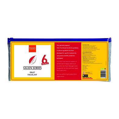 VLCC SALON SERIES FRUIT FACIAL KIT (6 FACIALS)(300GM)-PALS-1470