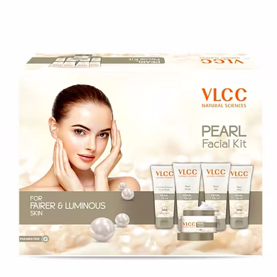 VLCC PEARL FAIRNESS FACIAL KIT FOR FAIRER &amp; LUMINOUS SKIN(250GM)-PALS-1471
