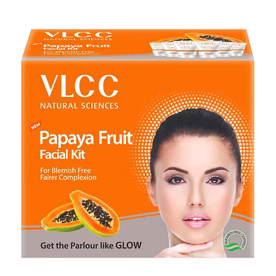 VLCC PAPAYA FRUIT SINGLE FACIAL KIT (60GM)-PALS-1497