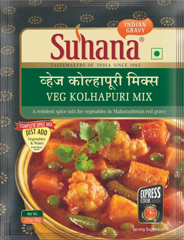 Suhana Veg Kolhapuri Spice Mix Pouch-SU-364