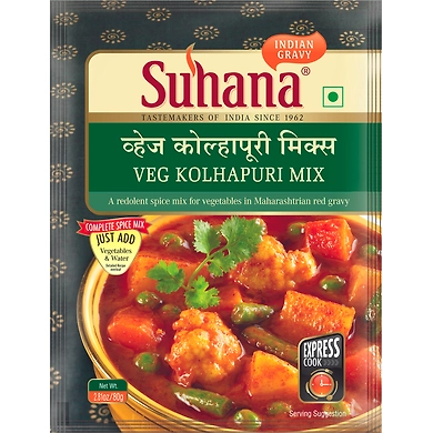 Suhana Veg Kolhapuri Spice Mix Pouch-SU-364