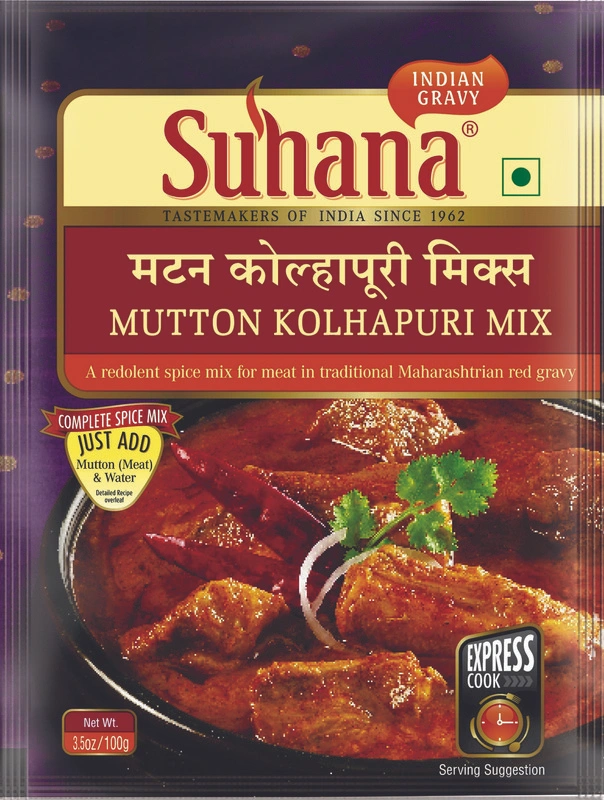 Suhana Mutton Kolhapuri Spice Mix Pouch-SU-366