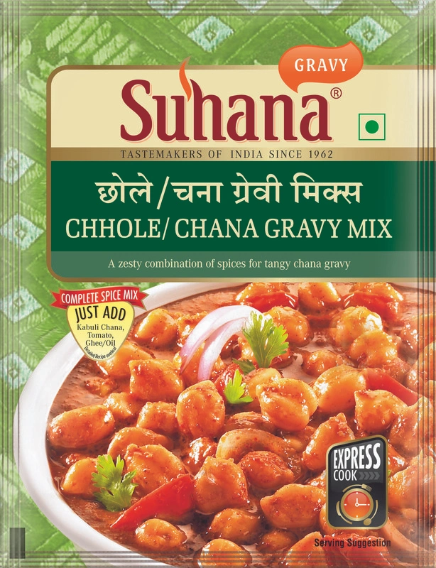 Suhana Chhole Chana Gravy Spice Mix Pouch-SU-371