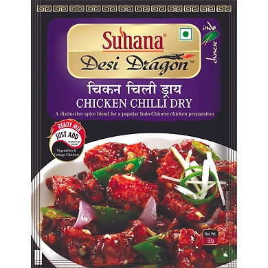Suhana Paneer Chilli (Dry) Mix Pouch-SU-396