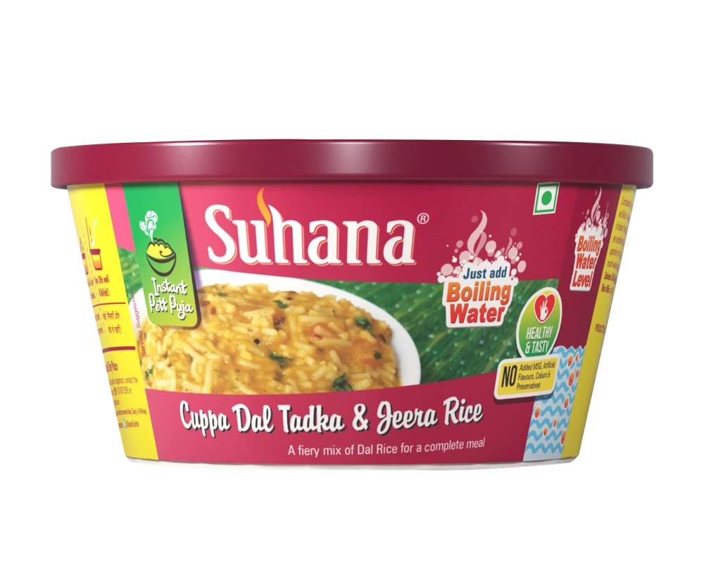 Suhana Dal Tadka &amp; Jeera Rice Cuppa-SU-438