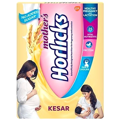 Horlicks Mother's Health &amp; Nutrition Drink - Kesar Flavour- No Added Sugar-SKU-RAVI-2377