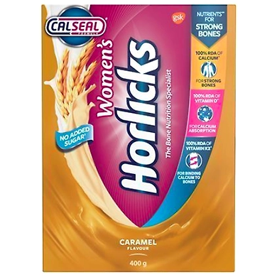 Horlicks Women's Horlicks Health &amp; Nutrition Drink - Caramel Flavour, No Added Sugar-SKU-RAVI-2380