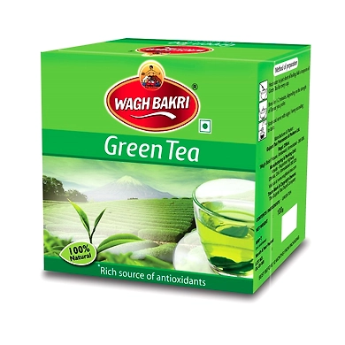 Wagh Bakri Green Tea Leaf 100 Gm-SKU-RAVI-2566