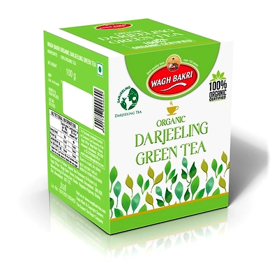 Wagh Bakri Organic Darjeeling Green Tea 100 Gm-SKU-RAVI-2571