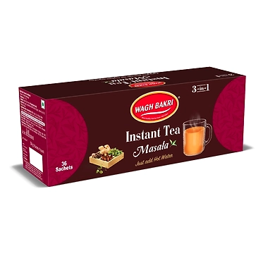 Wagh Bakri Instant Tea Premix Masala 36 Sachets-SKU-RAVI-2584