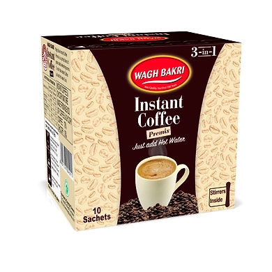 Wagh Bakri Instant Coffee Premix 10 Sachets-SKU-RAVI-2585