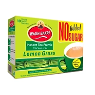 Wagh Bakri Instant Tea Premix Lemon Grass - No Added Sugar 10 Sachets