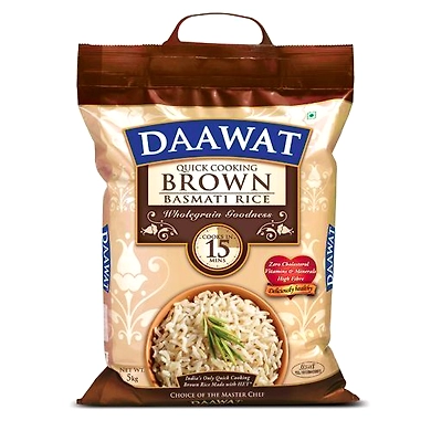 Daawat Basmati Rice - Brown (Quick Cooking)-SKU-RAVI-2592