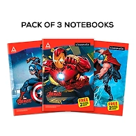 Classmate Poster Notebook - Avenger Series - Pack of 3