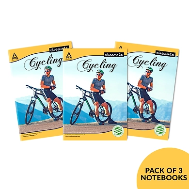 Classmate Long Book - Single Line, 140 Pages, 297 mm x 210 mm - Pack Of 3-SKU-RAVI-2626