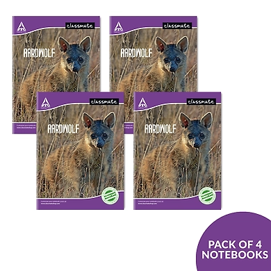 Classmate Notebook - Unruled, 172 Pages, 240 mm x 180 mm - Pack Of 4-SKU-RAVI-2629