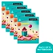 Classmate Notebook - Single Line, 92 Pages, 190 mm x 155 mm - Pack Of 5-SKU-RAVI-2633-sm