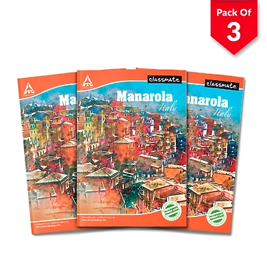 Classmate Long Book - Single Line, 240 Pages, 297 mm x 210 mm - Pack Of 3-SKU-RAVI-2650