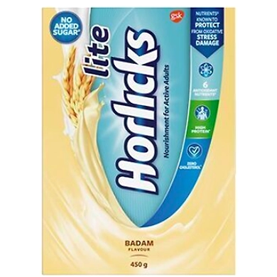 Horlicks Lite Health &amp; Nutrition Drink - Badam Flavour-SKU-RAVI-2375