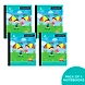 Classmate Notebook - Single Line, 172 Pages, 190 mm x 155 mm - Pack Of 4-SKU-RAVI-2660-sm