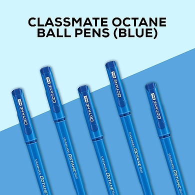 Classmate Octane Ball (Blue) Jar - Pack Of 25-SKU-RAVI-2662
