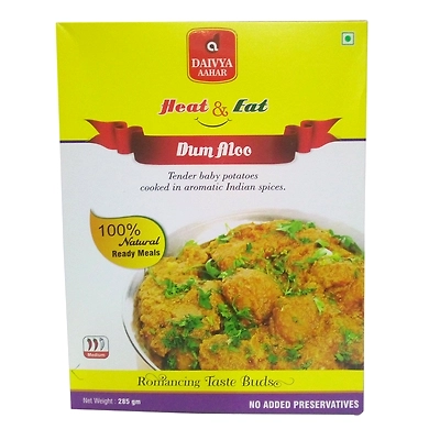 DAIVYA AAHAR'S HEAT &amp; EAT-DUM ALOO 285GMS-(MRP 110)-D11RG04D03DUM001