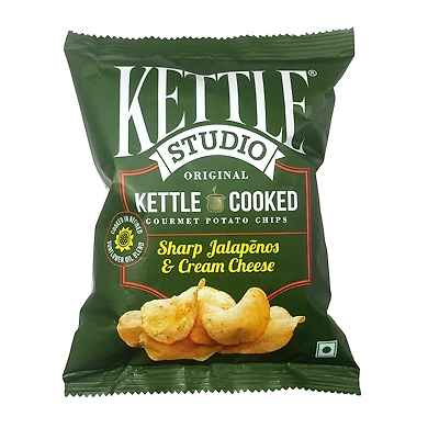 KETTLE-SHARP JALAPENOS &amp; CREAM CHEESE 125GM-T12RP14K25SHA002