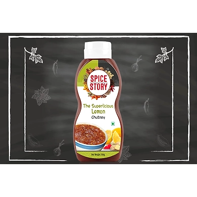 SPICE STORY-SUPERLICIOUS LEMON CHUTNEY 250GM-G24RC10S66SUP002