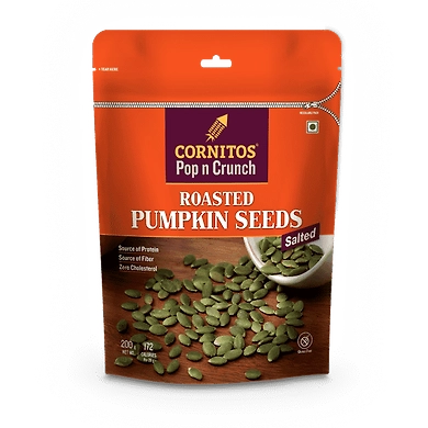 CORNITOS-ROASTED PUMKIN SEEDS 200GMS-G12RS16C14RPU003