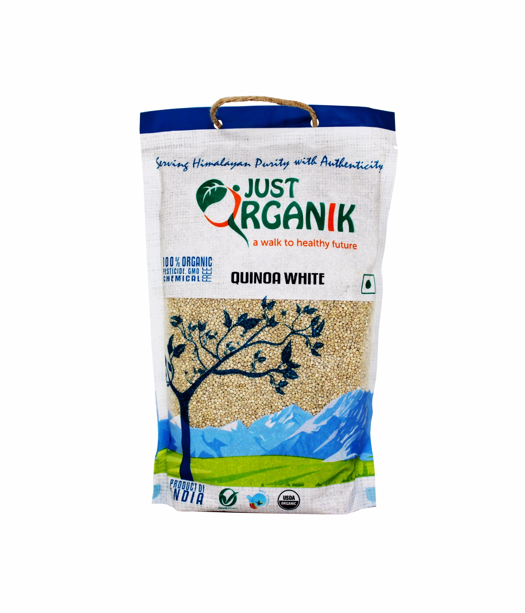 JUST ORGANIK QUINOA WHITE 500G image 2