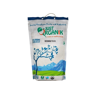 JUST ORGANIK BUCKWHEAT FLOUR 500G-T15RF07J09BUC001