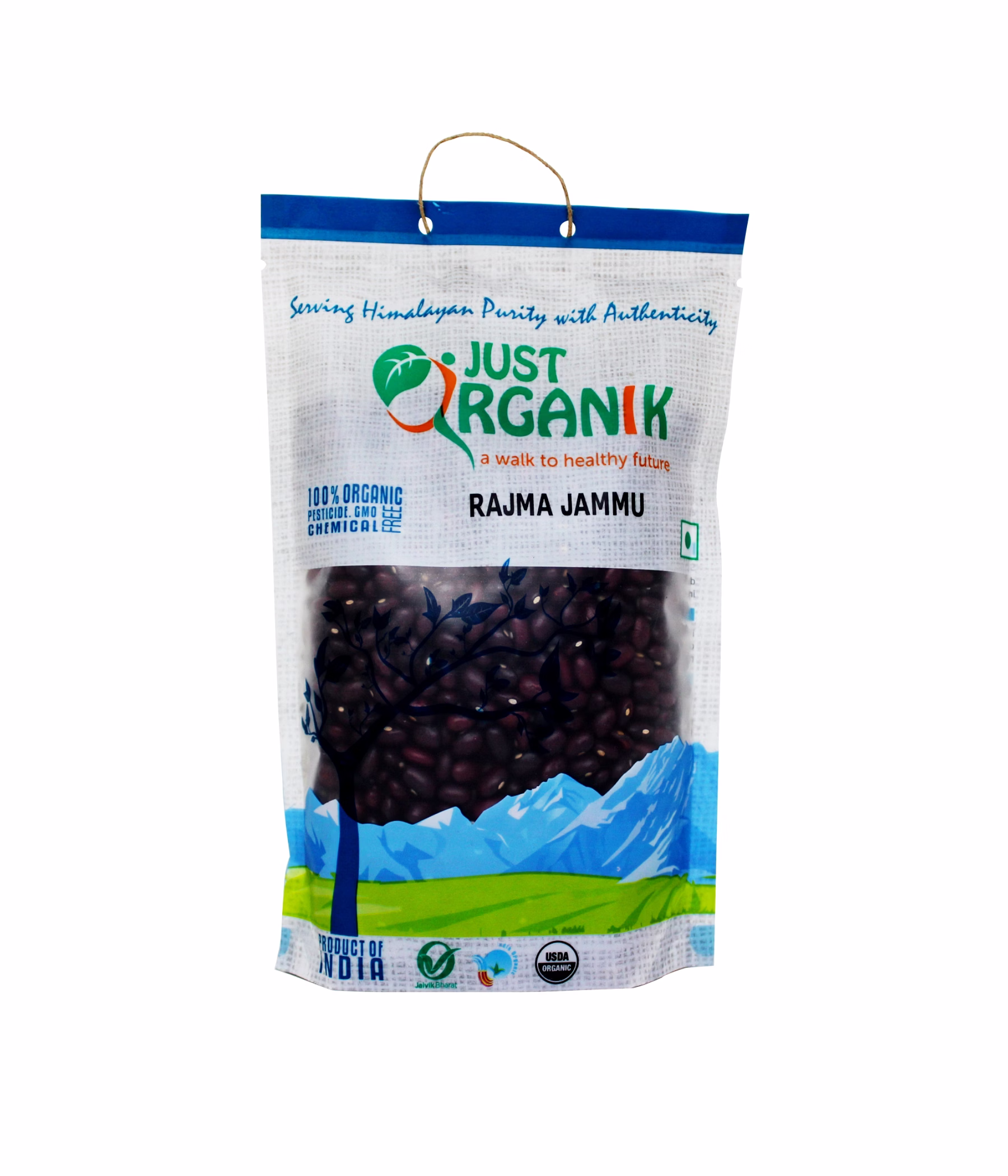 JUST ORGANIK RAJMA JAMMU 500G image 2