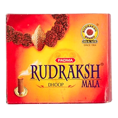 Padma Rudraksha mala dhoop cup-EK340