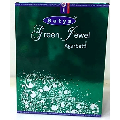 Satya green jewel dhoop sticks-EK342