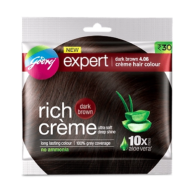 Godrej expert rich crème hair colour 4.0 (Dark Brown)-EK501