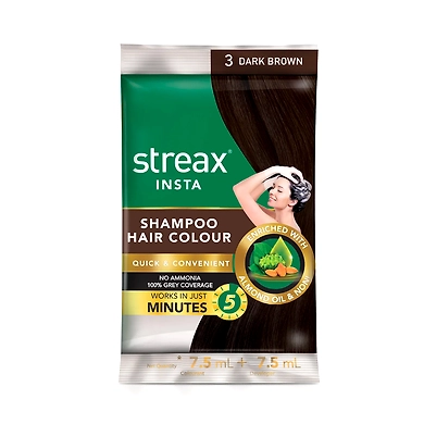 Streax Insta Shampoo Hair Colour-SKU-SAI-3328