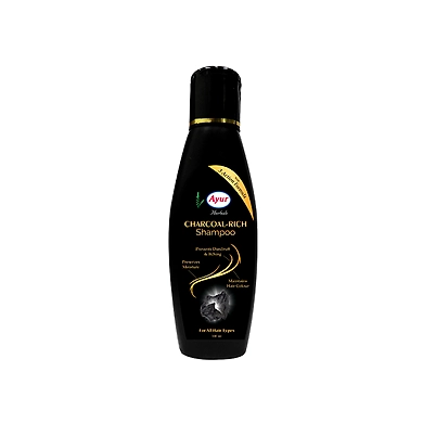 Ayur Herbals Moisturizing Charcoal Rich Shampoo-SKU-SAI-0931
