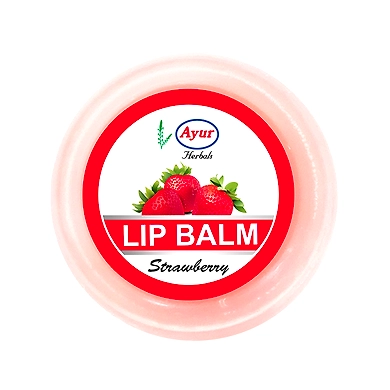 Ayur Herbals Strawberry Lip Balm-SKU-SAI-0941