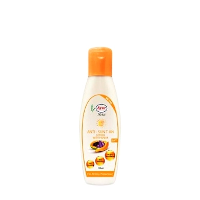 AYUR HERBALS ANTI-SUN TAN LOTION WITH PAPAYA-SKU-SAI-0954