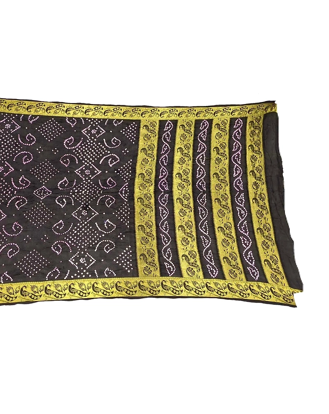 All Over Black Color Art Silk Badhani Saree-KSA3X-10579