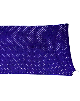 All Over Blue Color Art Gaji Bandhani Than (3 Mtr)