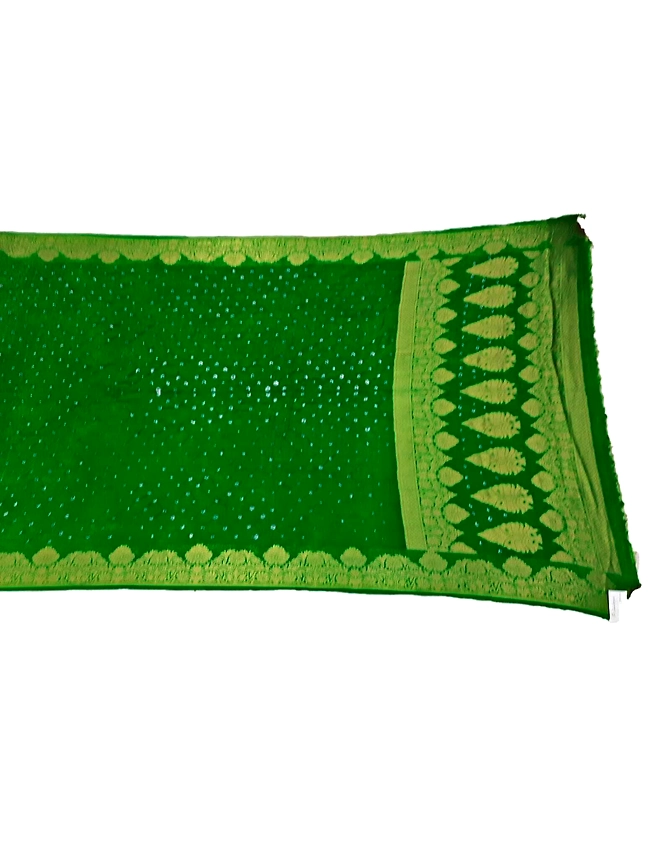 All Over Popati Color Art Silk Bandhani Saree-KSA3X-10096